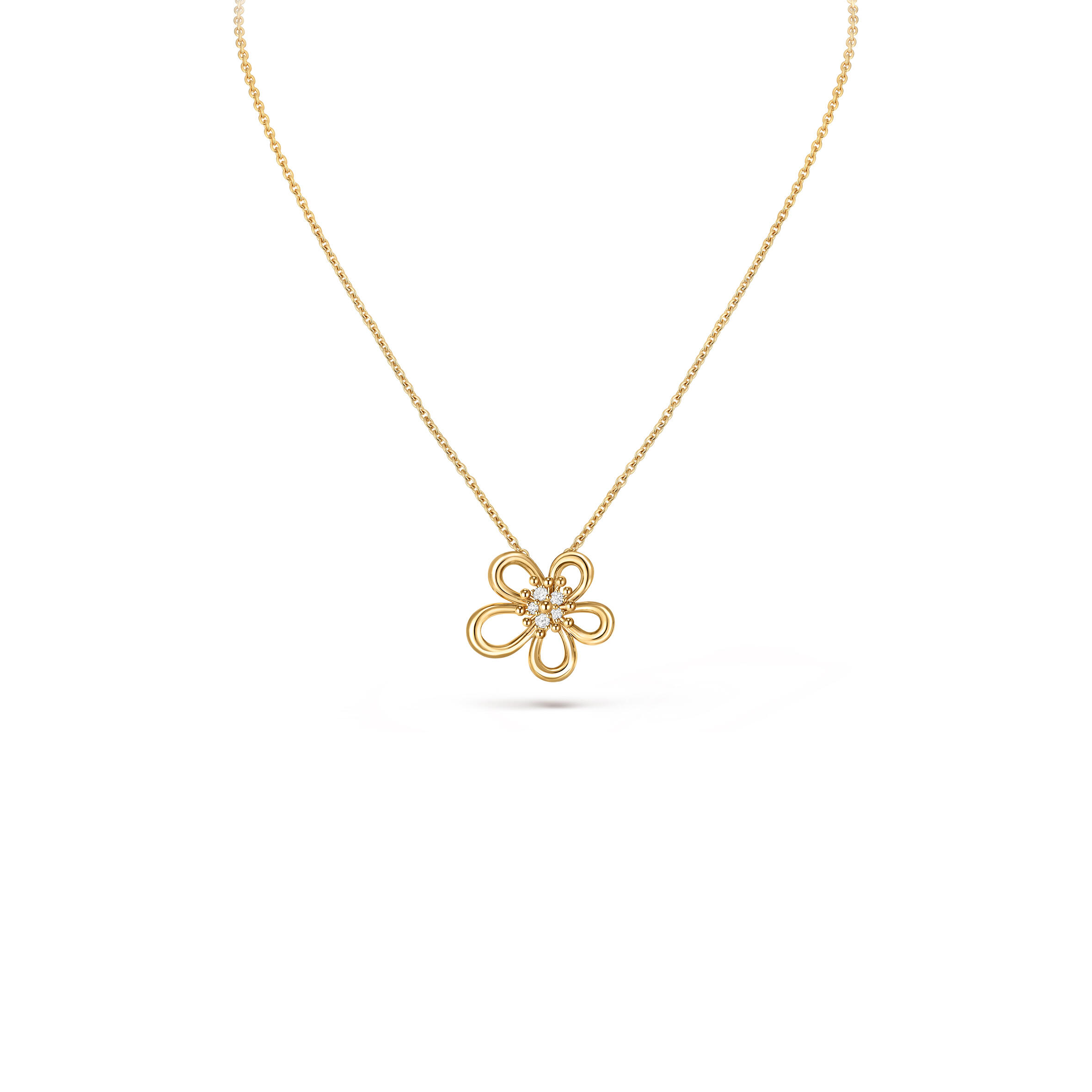 VAN CLEEF ARPELS FLOWERLACE PENDANT VCARPME200